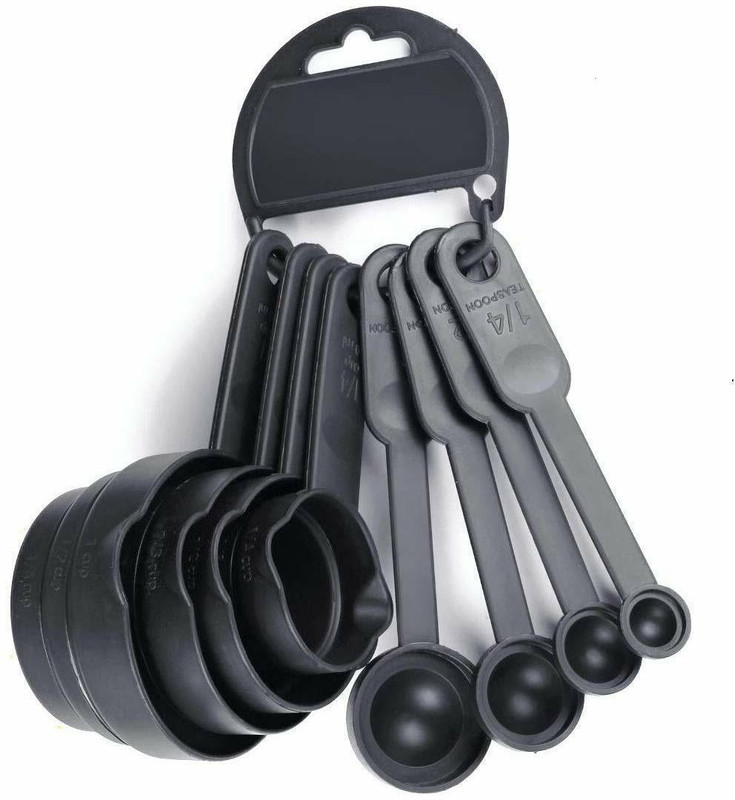 Kingmart MEASURING SPOON A26 Plastic Measuring Spoon Set(Pack of 8)