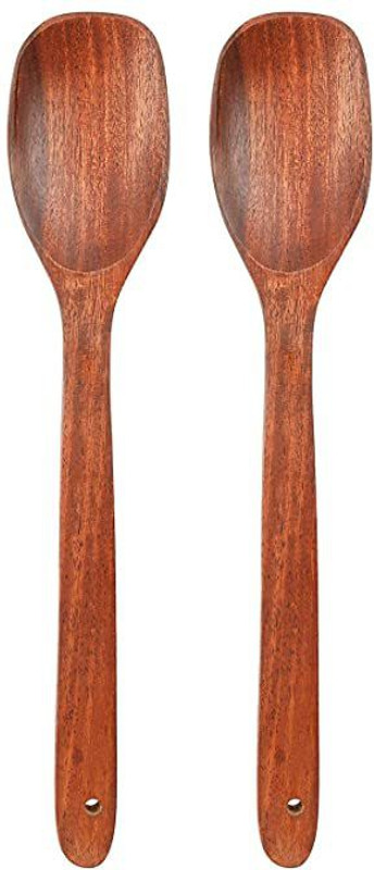 DECORASIA Wooden Serving Spoon Set(Pack of 6)