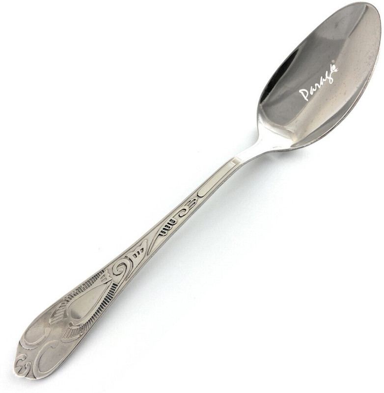 Parage Moti Stainless Steel Dinner/ Table Spoons, Length 15.5cm, Set of 12, Silver Stainless Steel Table Spoon Set(Pack of 12)