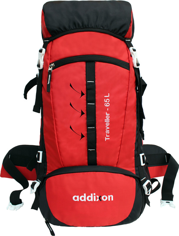 addixon Adventure Stylish Wanderlust Trekking Bag with Water proof For Hiking/Trekking(Black, Rucksack)