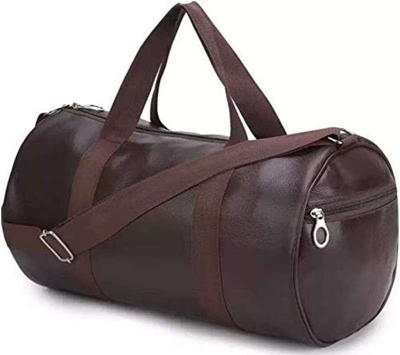 iamalot (Expandable) Combo Set Leather Bag with Cyclone Shaker Bottle Fitness Bag/Carry Bags Gym Duffel Bag