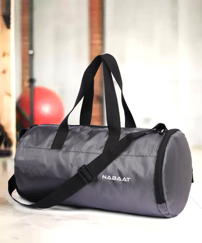 Nabaat EliteFit Gym for Men & Women Sports / Shoes Compartment(Grey, Kit Bag)