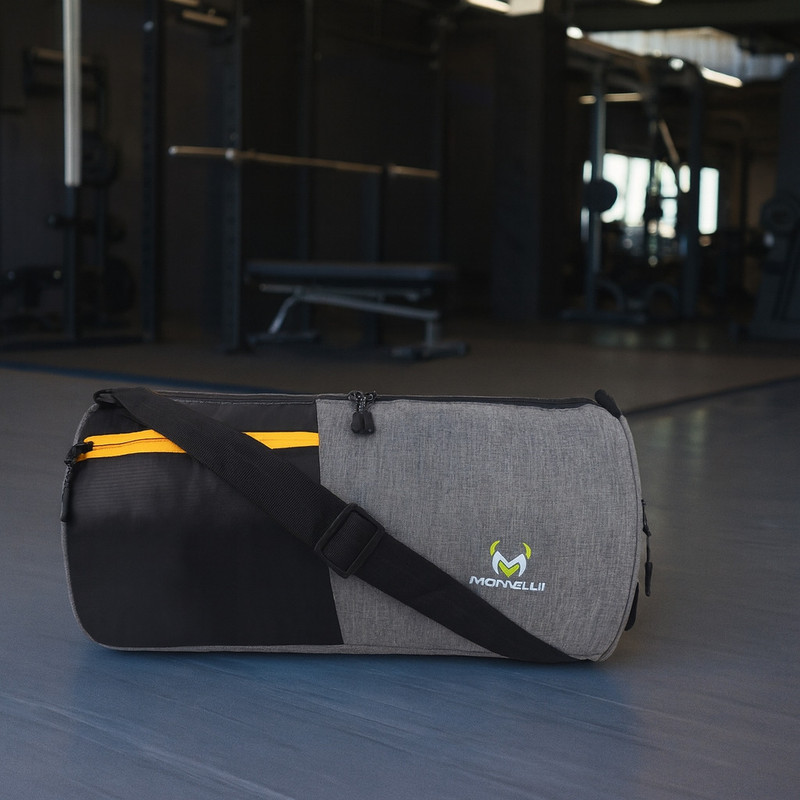 MONVELLI Hybrid gym bag(Grey, Kit Bag)