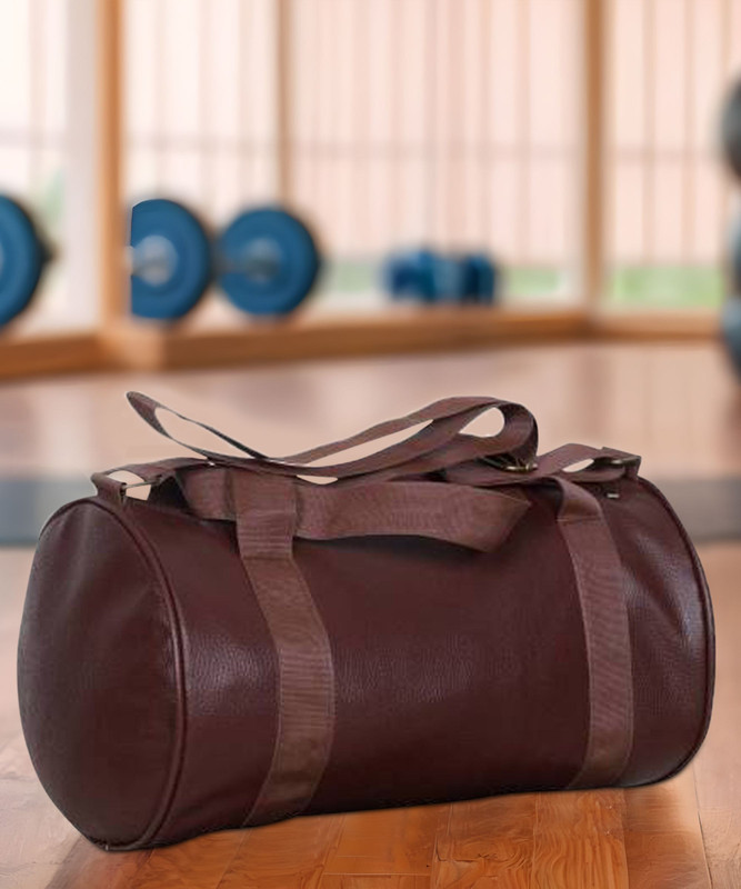 EMMKITZ Gym & Travel Duffle Bag Gym Bag (Brown)(Brown, Kit Bag)