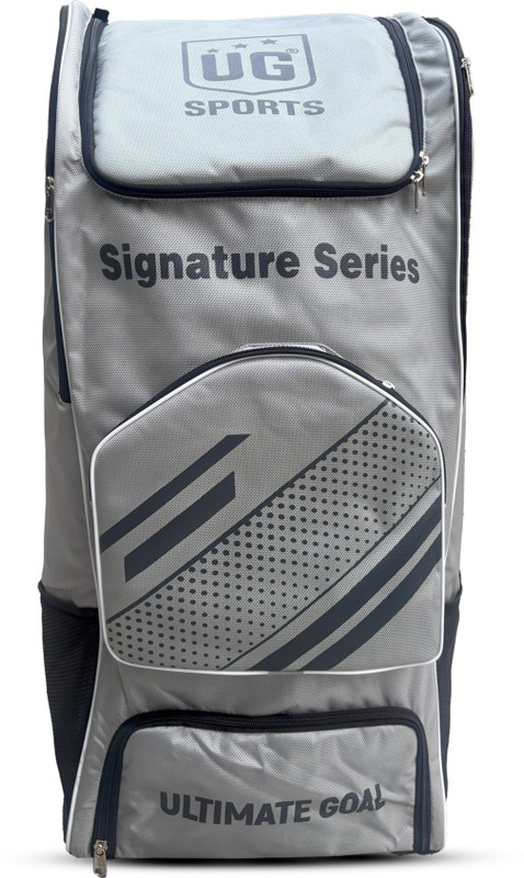 UG SPORTS Cricket Kit Bag For Men Signature Series With Rolling Wheel & Ample Storage(Grey, Kit Bag)