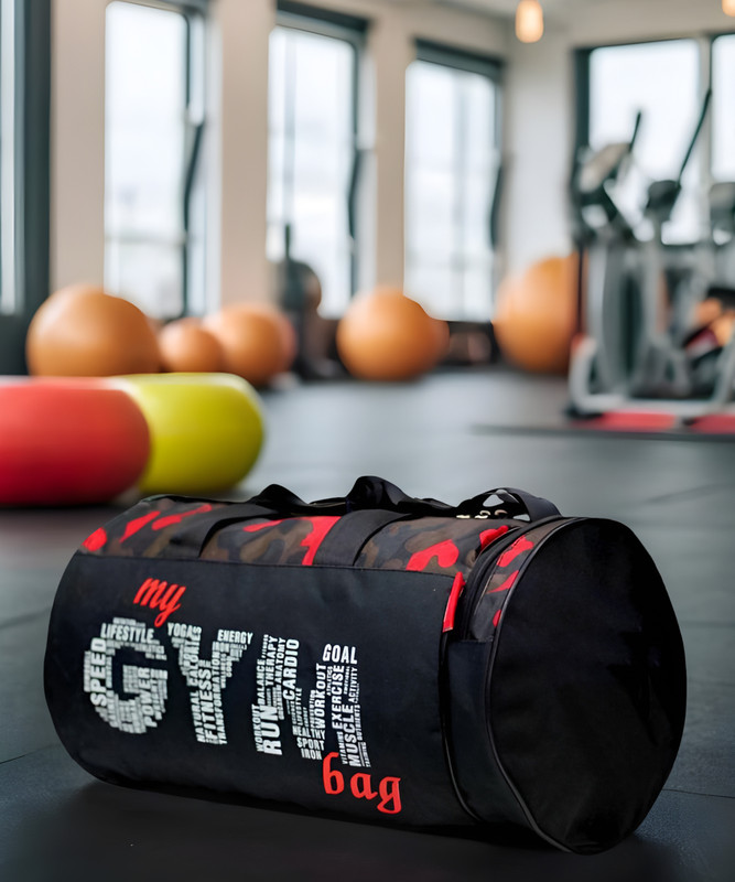 VISTA Gym Red Jungle(Black, Kit Bag)