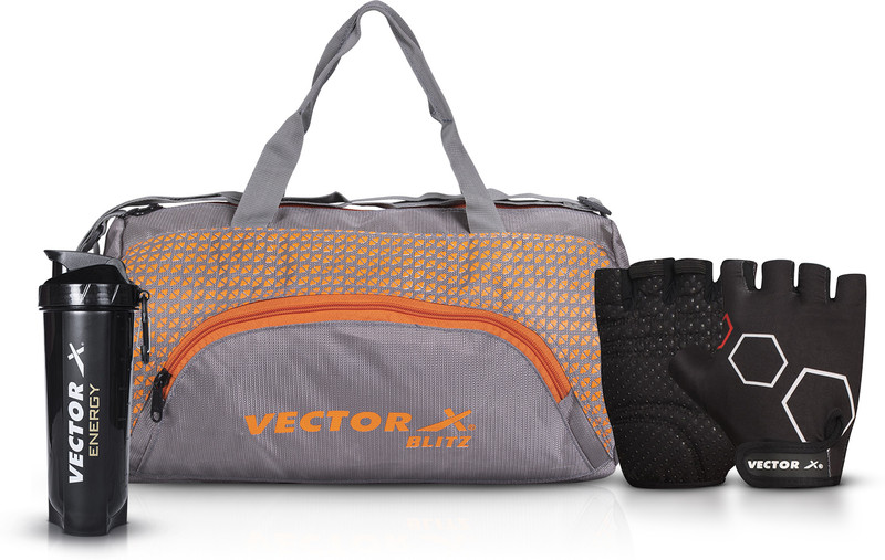 VECTOR X Blitz Multipurpose Gym Bag With Shaker & Gloves(Kit Bag)