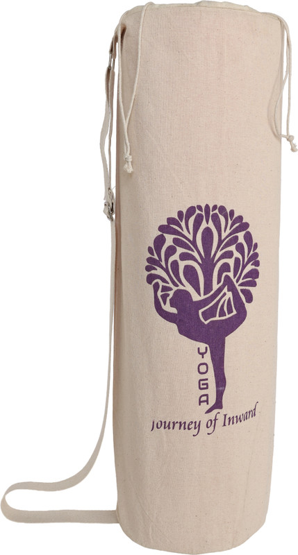 Green Craft Eco Right Yoga Mat Bag With Adjustable strap(White, Sling Bag)