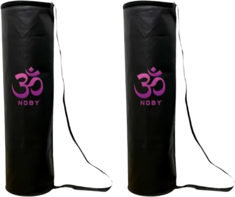 NOBY Premium Yoga Mat Carry Bag with Drawstring Strap | Durable Travel Sleeve(Black, Sling Bag)