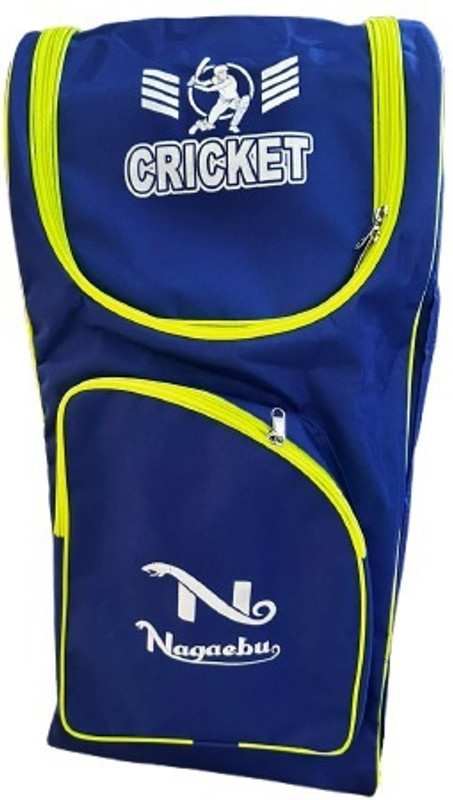 Nagaebu Premium Cricket Kit Backpack Bag | Waterproof Sports Gear Bag with Bat Pocket(Blue, Backpack)