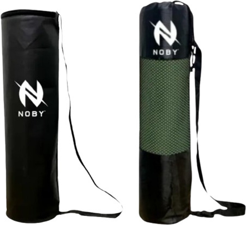 NOBY Pro Yoga Mat Carry Bag – Large, Durable Fabric with Shoulder Strap(Black, Sling Bag)