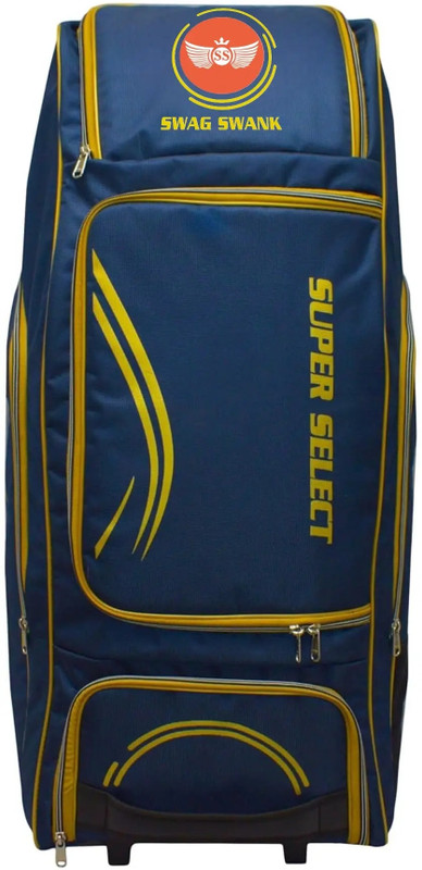 duro SPORTS Super Select Duffle Full Size Cricket Kit Bag With Bat And Shoe Pocket(Black, Wheeler)