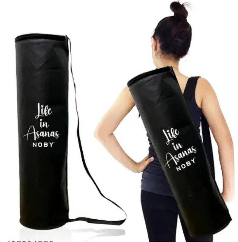 NOBY Yoga Mat Holder Cover – Breathable & Durable(Black, Sling Bag)