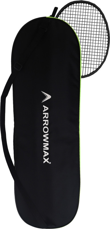 ArrowMax Badminton Kit Bag Personal Size Duffle For 1 Racket(Black, Kit Bag)