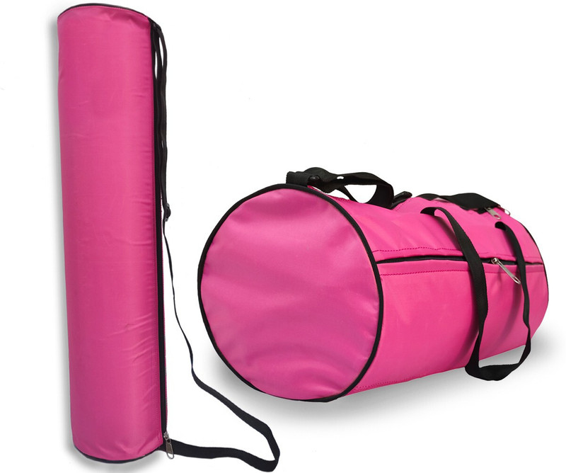 PANCHTATAVA Trendy Red Grey Yoga Mat Cover/ Bag with Green Duffel/Gym Bag for Men & Women(Red, Sling Bag)