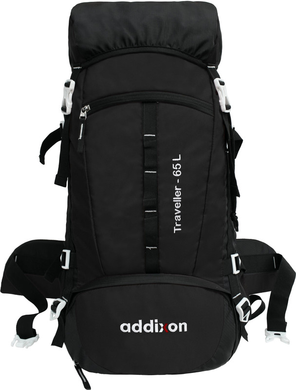 addixon Adventure Stylish Wanderlust Trekking Bag with Water proof For Hiking/Trekking(Black, Rucksack)
