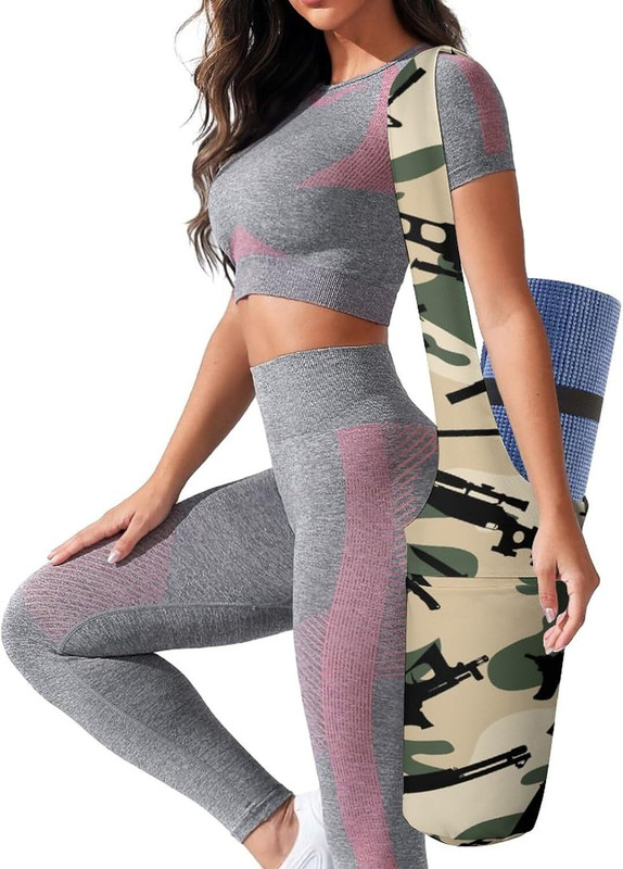 SERVEUTTAM Yoga Mat Bag for Women Carrier with Large Size Pocket Fit Most Size Mats(Multicolor, Tote)