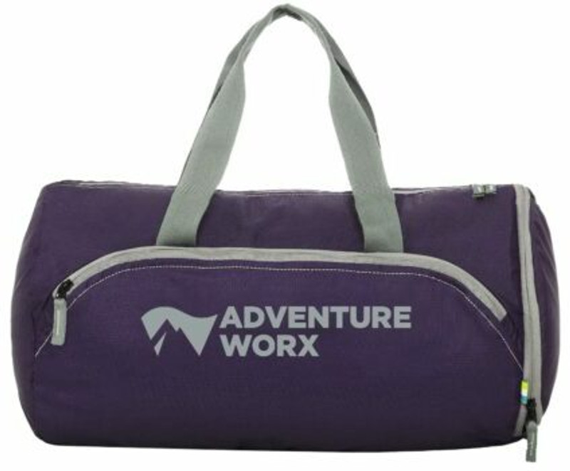 Adventure Worx Gym / Sports Bag(Black, Kit Bag)