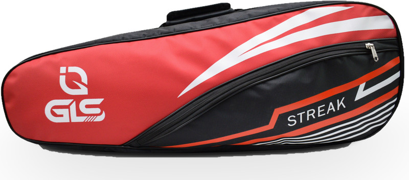 GLS STREAK Double Zipper Polyester Badminton Kit Bag (Color May Very)(Multicolor, Kit Bag)
