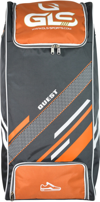GLS Quest PRO Cricket Kit Bag With Two Bat Pocket Compartment And Shoe Pocket(Blue, Kit Bag)