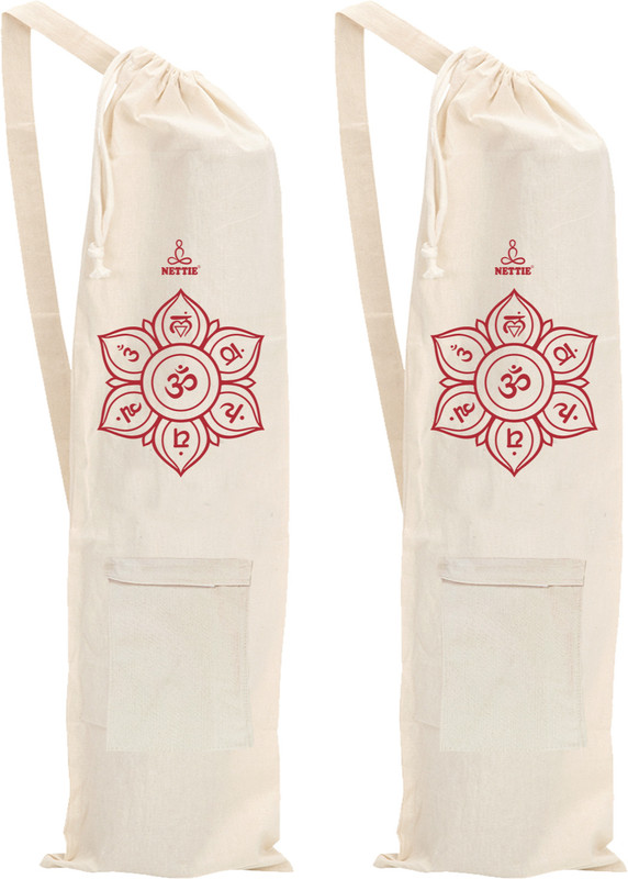 NETTIE Cotton Yoga mat carry- Chakra - Pack of 1(Drawstring Bag)