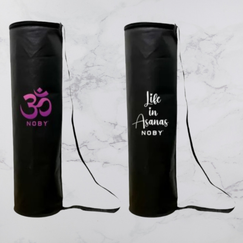NOBY Set of 2 Yoga Mat Carry Bags Om Print Life in Asanas Strap Gym Bag(Multicolor, Sling Bag)