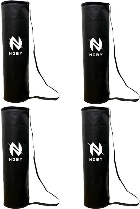 NOBY Yoga Mat Carry Bag Set Om Print Dual Color Black Strap Zip Cover (Pack of 2)(Multicolor, Sling Bag)