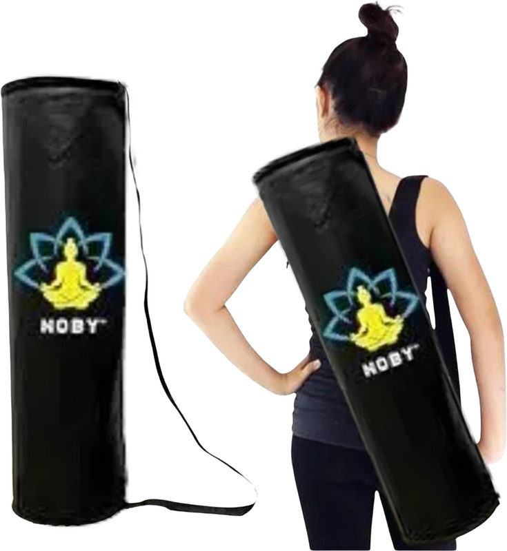 NOBY ZenFlow Pro Yoga Mat Carry Bag with Adjustable Strap & Breathable Design(Black, Sling Bag)