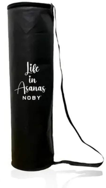 NOBY Portable Yoga Mat Storage Tube Bag with Comfortable Shoulder Strap(Black, Sling Bag)