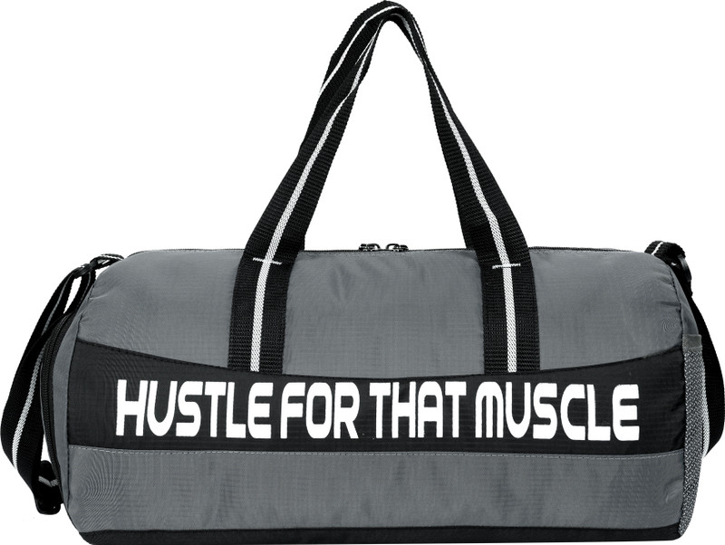 Dmade Gym Bag With Separate Shoe Compartment Unisex Kit Bag(Grey, Kit Bag)