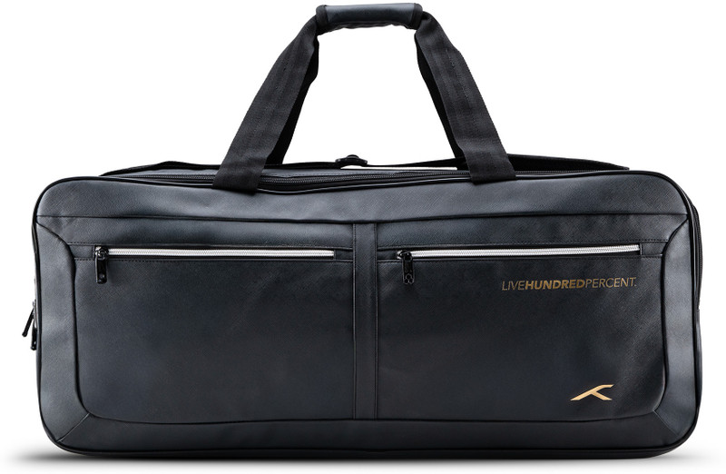 Hundred Power Play Kit Bag | Spacious Raquet Sports Kit Racket Bag | Unisex Design(White, Kit Bag)