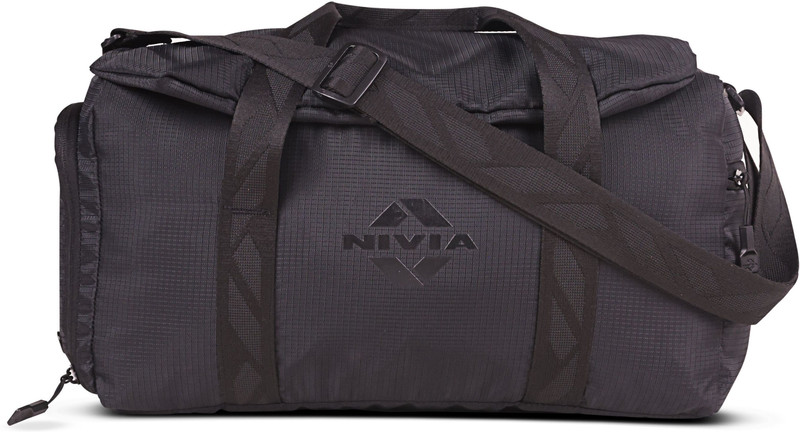 NIVIA Blend Gym Duffle Bag(Black, Kit Bag)