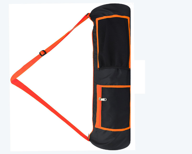 PANCHTATAVA Trendy BlackOrange PremiumQuality Yoga Mat Bag | Yoga Mat Cover for Men & Women(Black, Sling Bag)