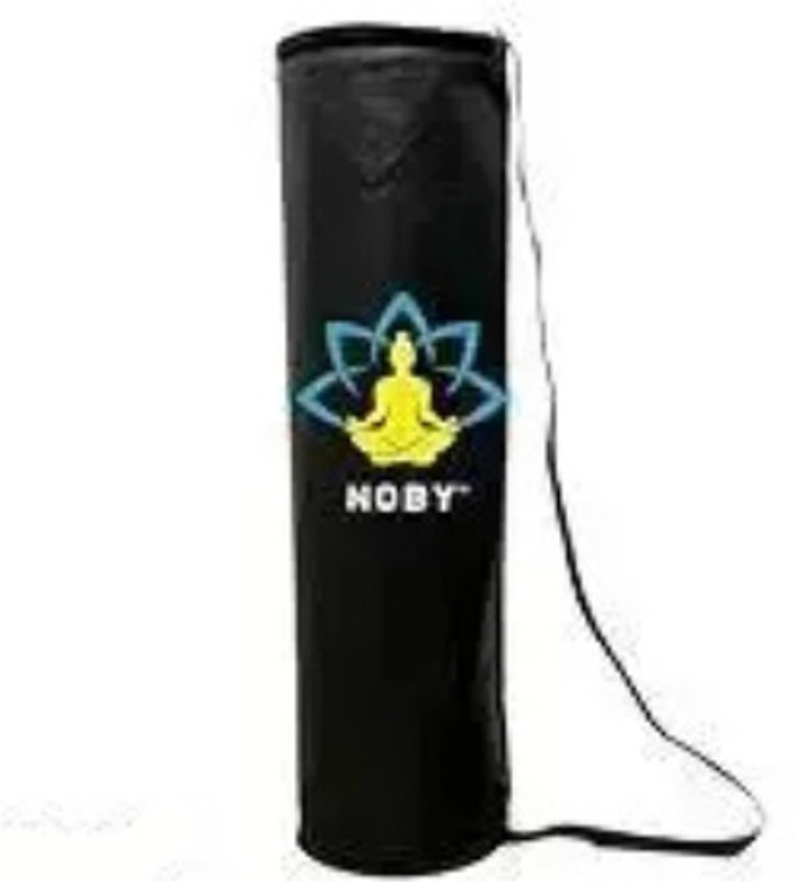 NOBY Premium Cylindrical Yoga Mat Storage Bag with Durable Fabric & Sling Strap(Black, Sling Bag)