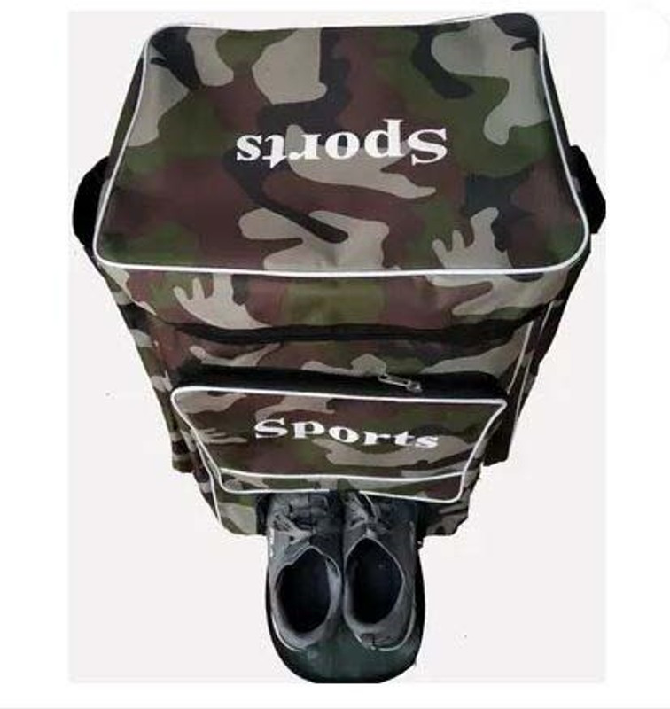 Swastik Cricket Kit Bag Sports With Heavy Padded Smooth Zipper (ARMY PRINT)(Kit Bag)