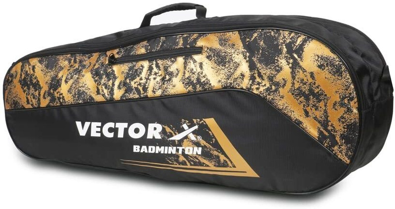 VECTOR X Team Bag Capacity 3-4 Tennis & 7-8 Badminton Racquets, 1 Pocket for Accessories(Multicolor, Kit Bag)