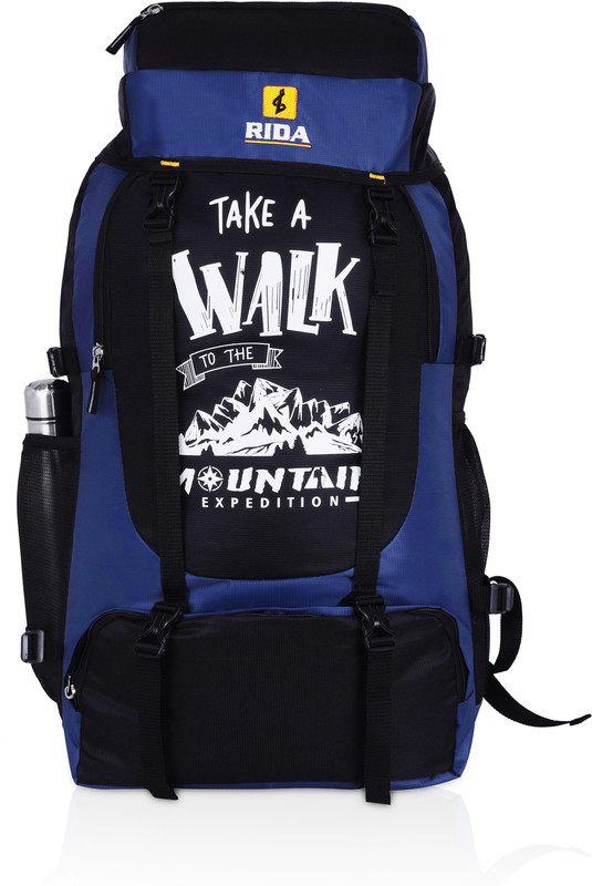 RIDA Travel Bag Hiking/Trekking /Campaign Bag/Rucksack with Shoe Compartment-NBBLACK(Maroon, Backpack)