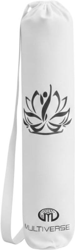 muktiverse Yoga Mat Bag with Strap(White, Kit Bag)