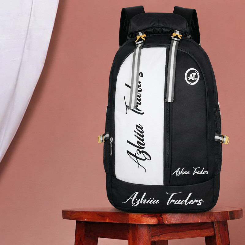 AZHIIA TRADERS PREMIUM QUALITY WATERPROOF TREKKING BAG HIKKING BACKPACK FOR TRAVEL & OUTDOOR(Black, Rucksack)