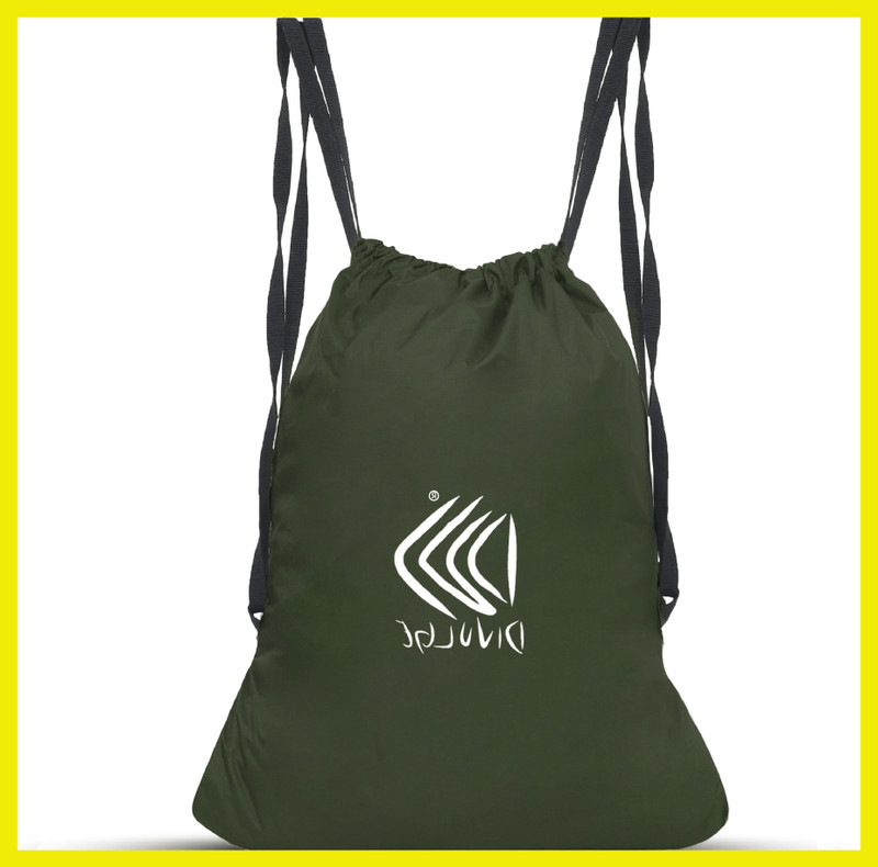 divulge 18 Liters Sports bag, Gym sack, Drawstring, yoga,Daypack(Green, Sling Bag)