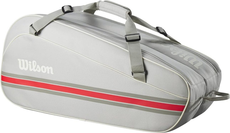WILSON TEAM TENNIS -6R(Grey, Kit Bag)