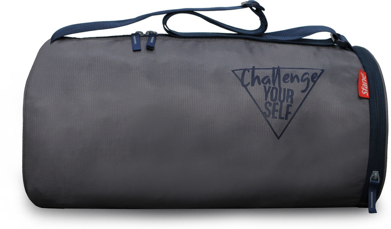 Sfane Men & Women Black Gym Bag/Shoulder Bag/Sports Duffle(Black, Kit Bag)