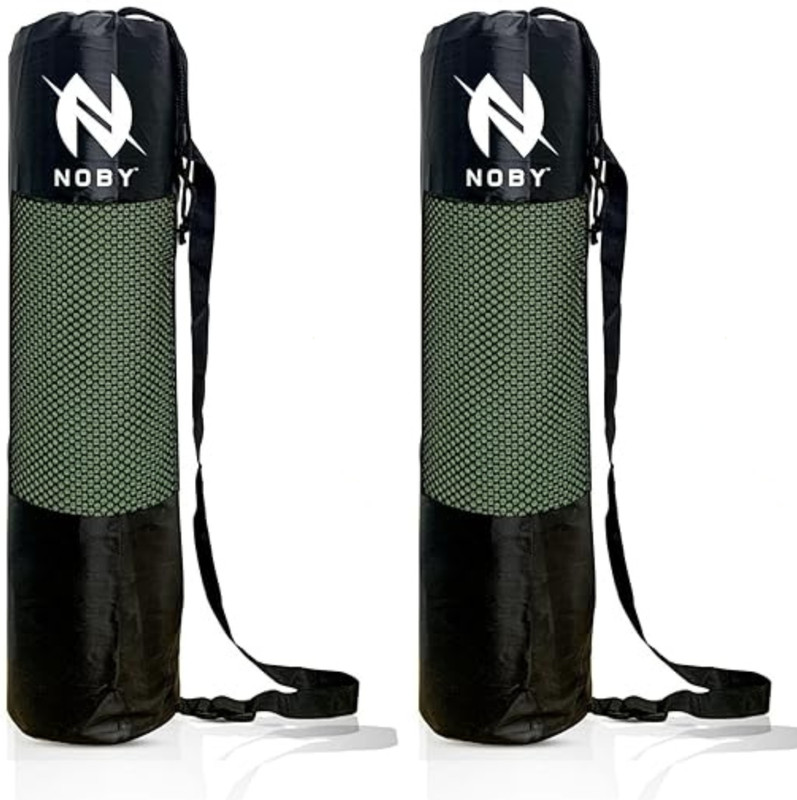 NOBY Breathable Mesh Yoga Mat Carry Bag with Drawstring Closure & Adjustable Strap(Multicolor, Sling Bag)