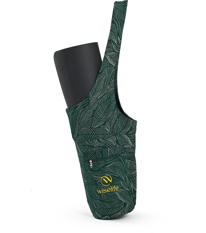 Wiselife Yoga Mat Side Bag Premium Carry Bag, Full Easy Access, Multi Functional Storage-(Tote)