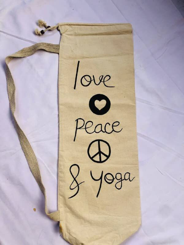 Amrutkala Yoga Mat Bag/ Cover Only with Shoulder Strap Beautifully Handpainted(Backpack)