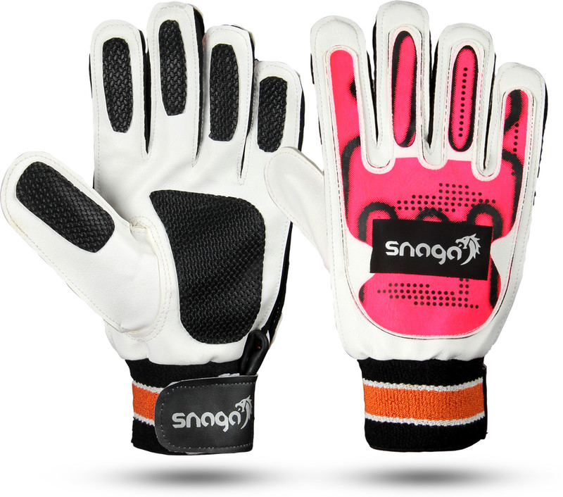 CUTX Football Goal Keeper Gloves Pink for Men Goalkeeping Gloves(Pink)