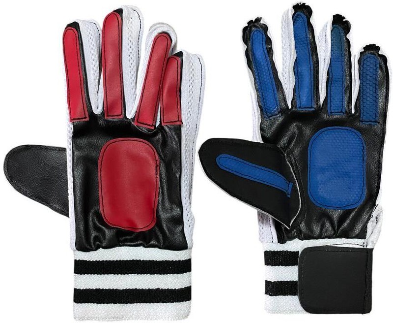 MLKJ Premium Grip Football Gloves for Men & Boys (Black/Red) Goalkeeping Gloves(Multicolor)