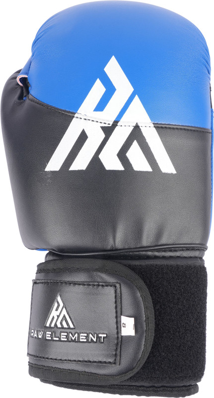 Raw Element Boxing Gloves, MMA, Muay Thai Thumb Support, Wrist Wrap & Grip Bar Unisex- 6oz Boxing Gloves(White)