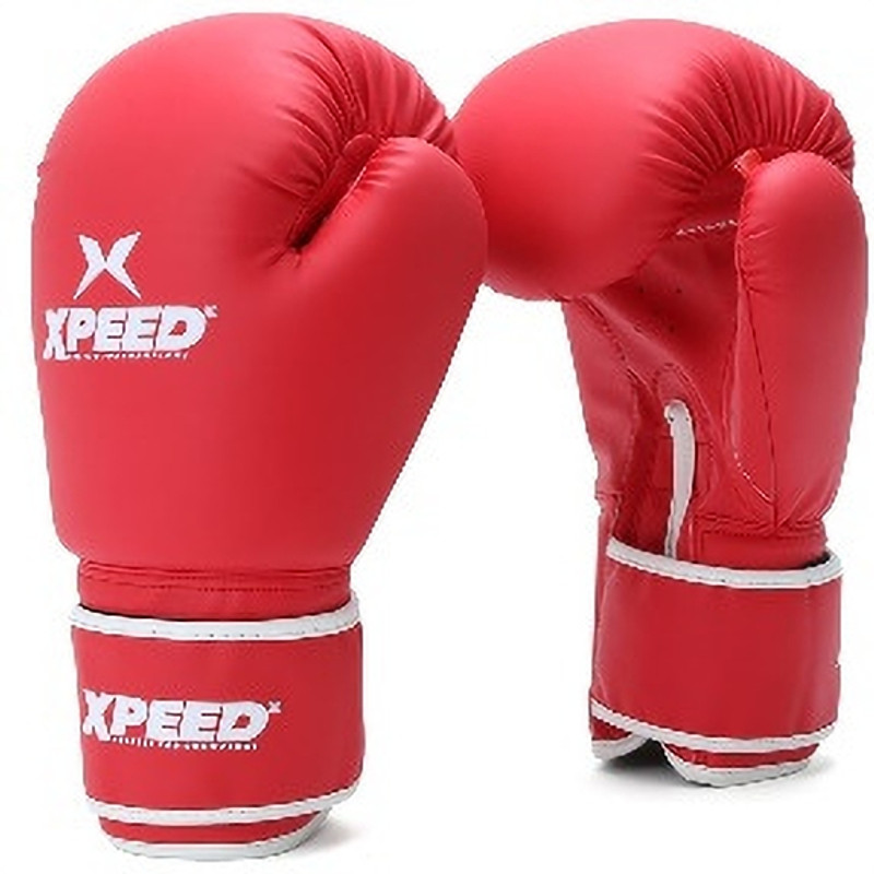 XpeeD PU Training Boxing Gloves, Sparring Gloves for men & women (Pair of 1) Boxing Gloves(Red)