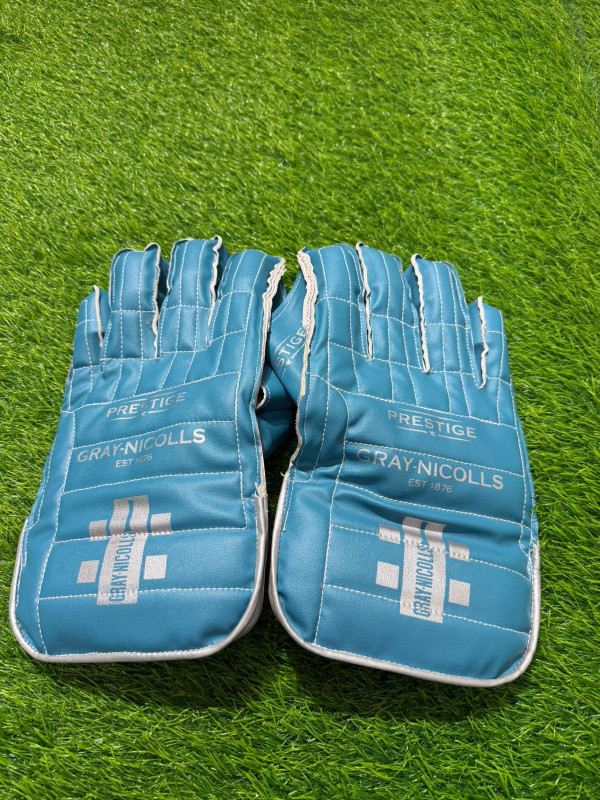 WCB Prestige Wicket Keeping Gloves Wicket Keeping Gloves(Sky Blue)